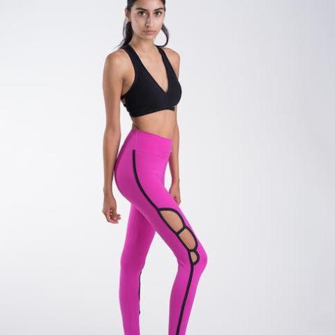 Red Cherry Shinny Leggings