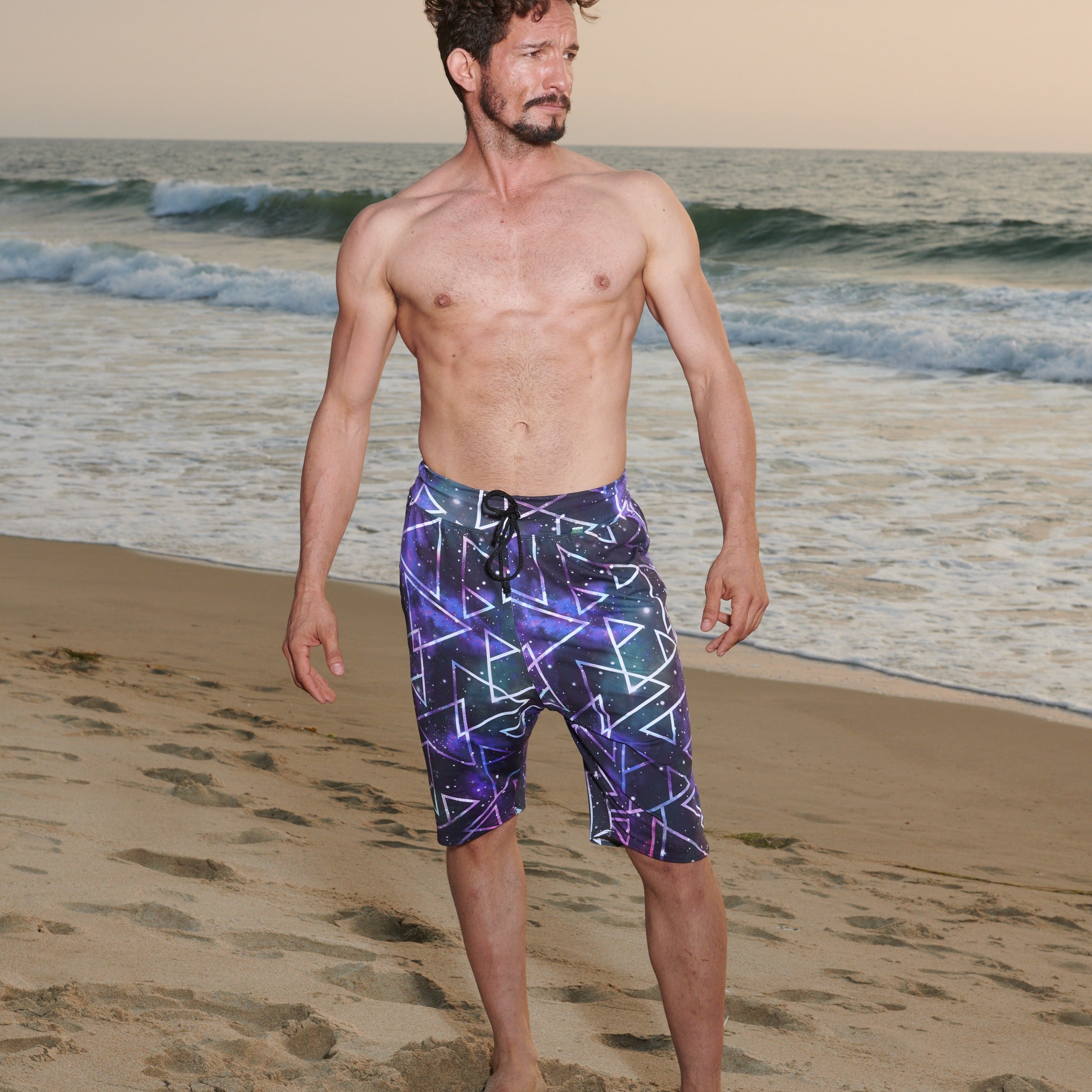 Galaxy Men String Shorts