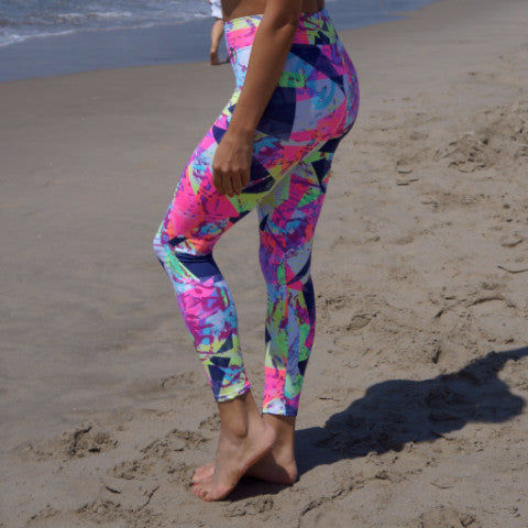 Abstract Neon Leggings