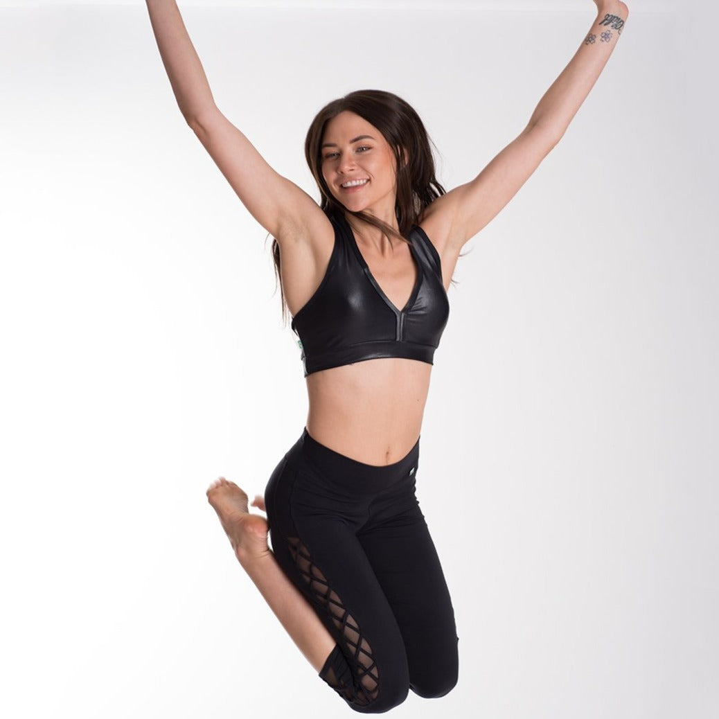 Cross-Up Side Capris