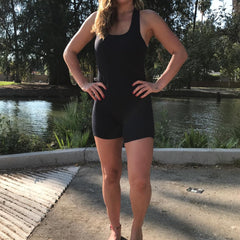 Black Onyx Shorts Jumpsuit