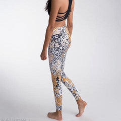 Flowers Leopard Leggings