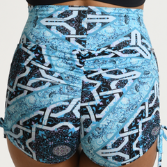 Blue Mandala Shorts