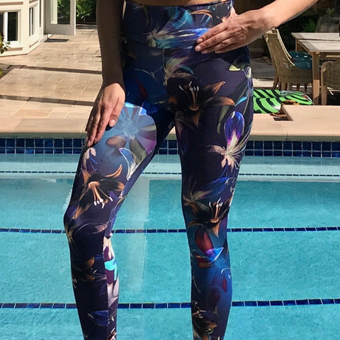 Moonlight Flowers Leggings