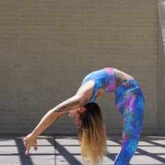 Blue Leopard Leggings