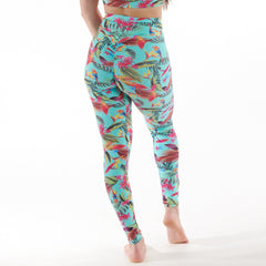 Birds Of Paradise Scrunch Back Leggings