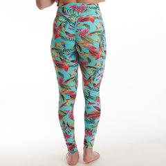 Birds Of Paradise Scrunch Back Leggings