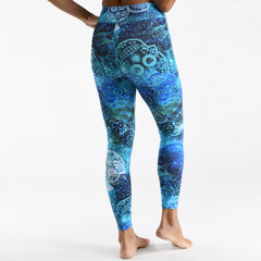 Urban Blue Skull Leggings
