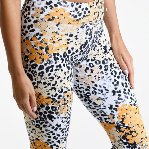 Flowers Leopard Capris