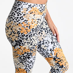 Flowers Leopard Capris