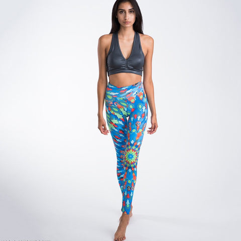 Blue Drops of Light Leggings