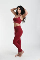 High Waisted Crossed Back Supplex Leggings
