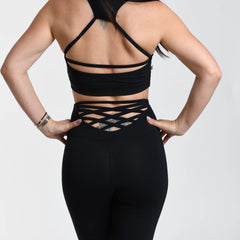 High Waisted Crossed Back Supplex Leggings