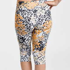 Flowers Leopard Capris