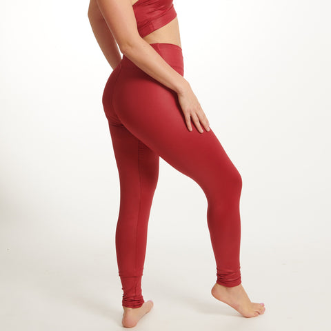 Red Cherry Shinny Leggings